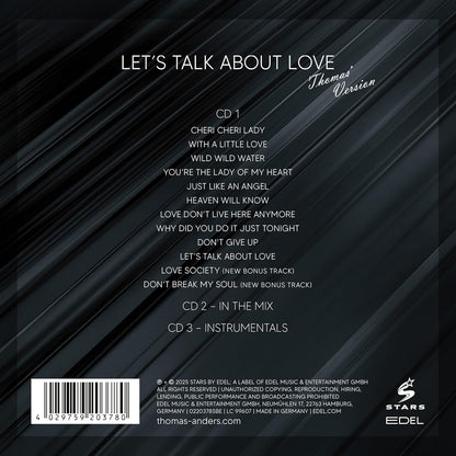 …sings Modern Talking: Let's Talk About Love (3CD