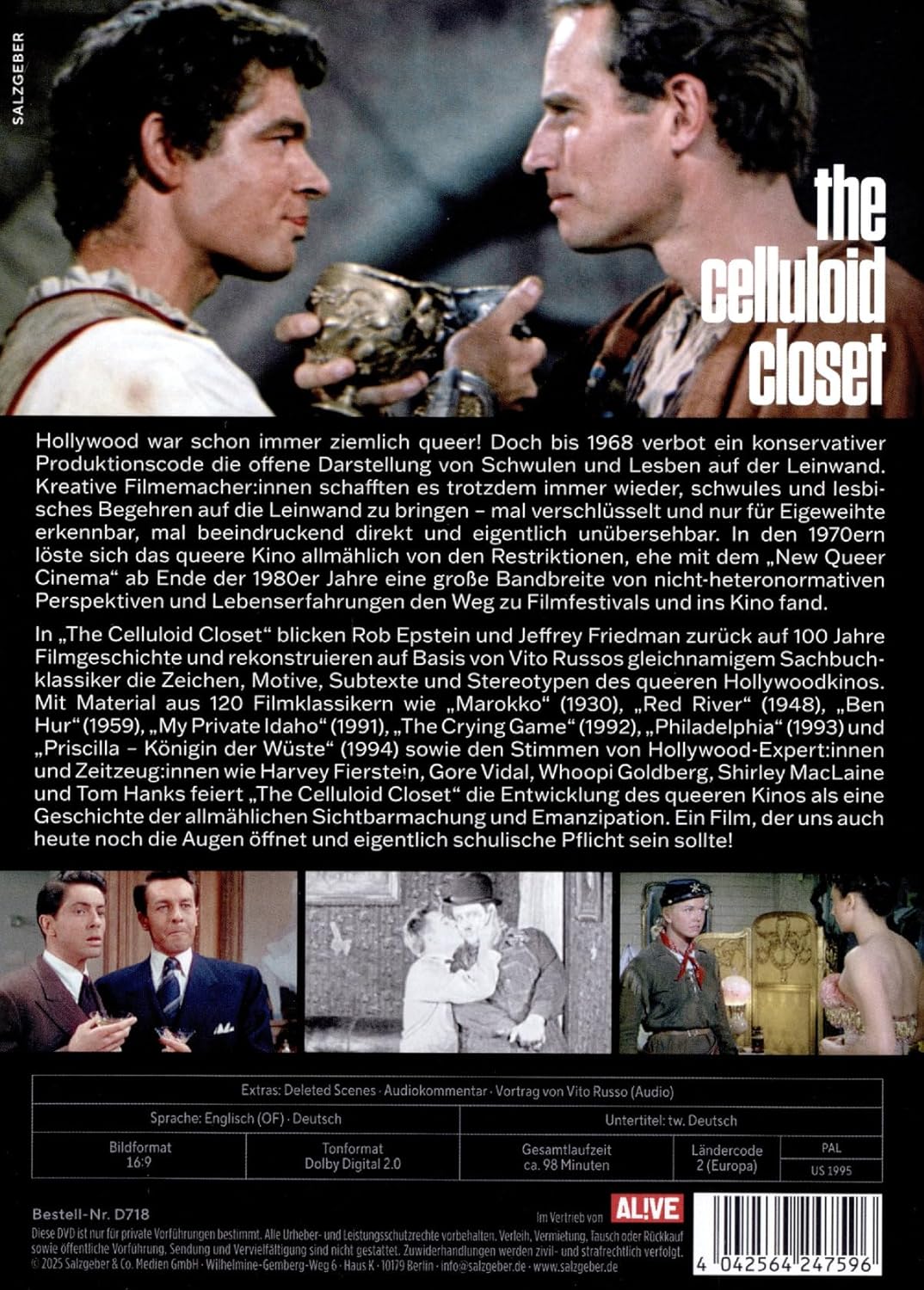EPSTEIN, ROB - THE CELLULOID CLOSET