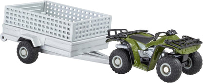 Britains 43358 Quad ATV Bike Playset, Green