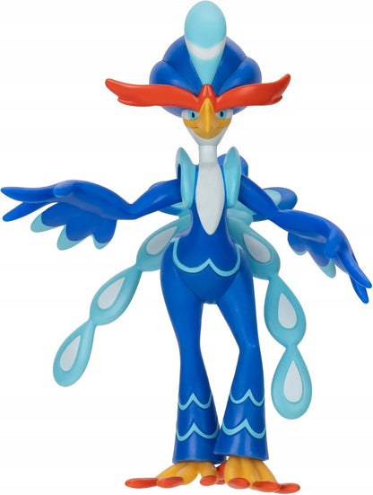Pokémon Quaquaval Battle Feature Figuur - 4,5 Inch Quaquaval Battle Ready Figuur met Wing Attack