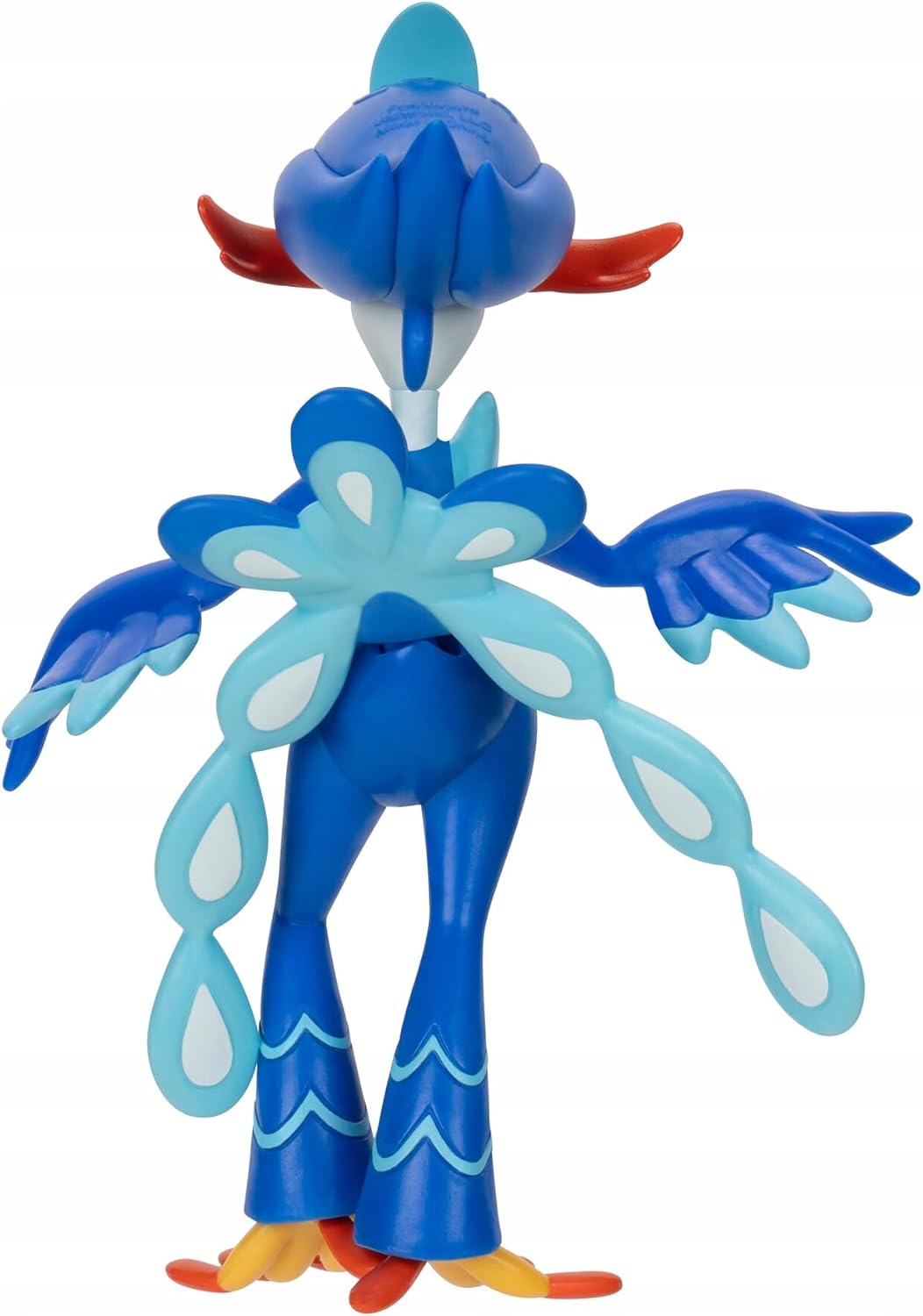 Pokémon Quaquaval Battle Feature Figuur - 4,5 Inch Quaquaval Battle Ready Figuur met Wing Attack