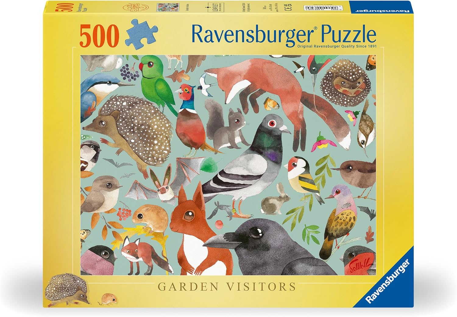 Ravensburger 12000658 12000658-Garden Visitors Puzzle 500 pièces pour Adultes et Enfants à partir de 12 Ans