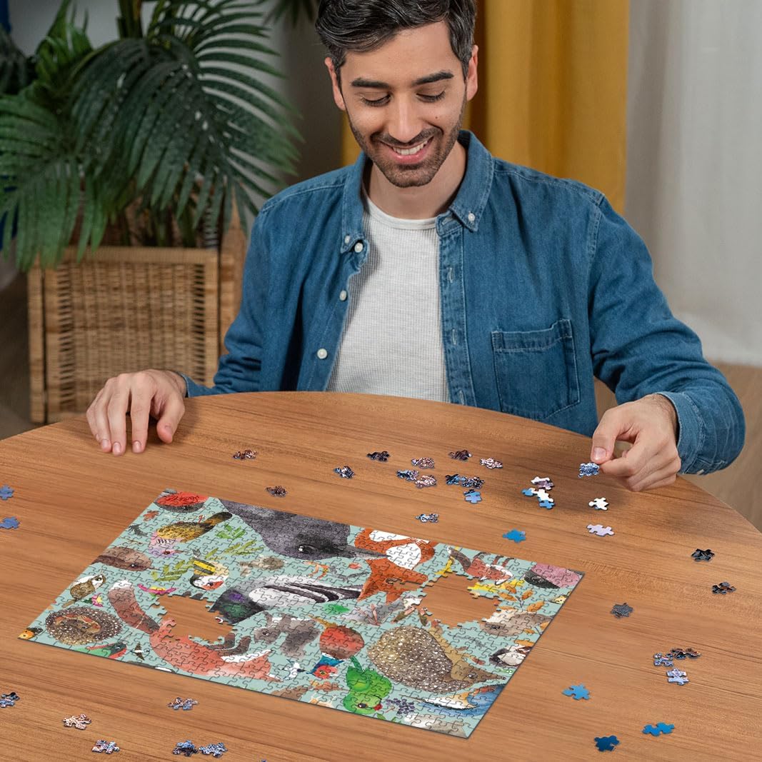 Ravensburger 12000658 12000658-Garden Visitors Puzzle 500 pièces pour Adultes et Enfants à partir de 12 Ans
