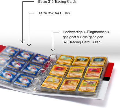 Leuchtturm - Trading Card Album Pro Gaming Incl. 5 Grande Pro Sheets Clear