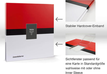 Leuchtturm - Trading Card Album Pro Gaming Incl. 5 Grande Pro Sheets Clear