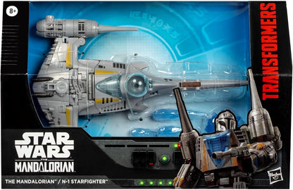 Transformers X Star Wars Collaboration Series 2024 Mashup Mandalorian 's N-1 Starfighter Hasbro TF SW Collaboration