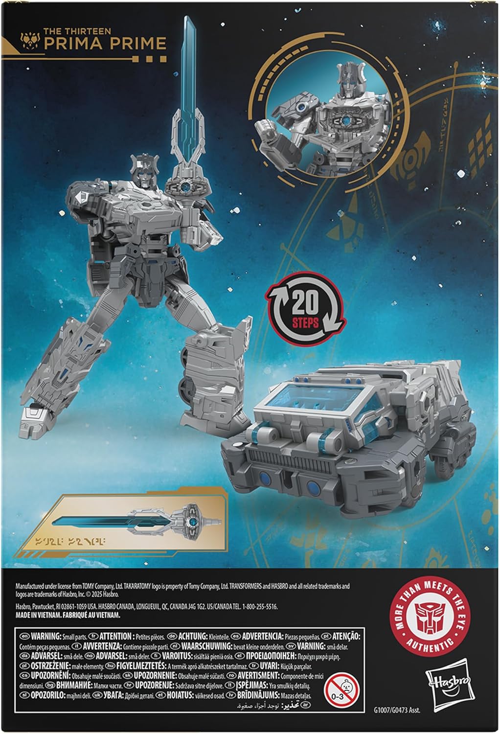 Transformers Age of the Primes Voyager Class The Thirteen Prima Prime Action Figure