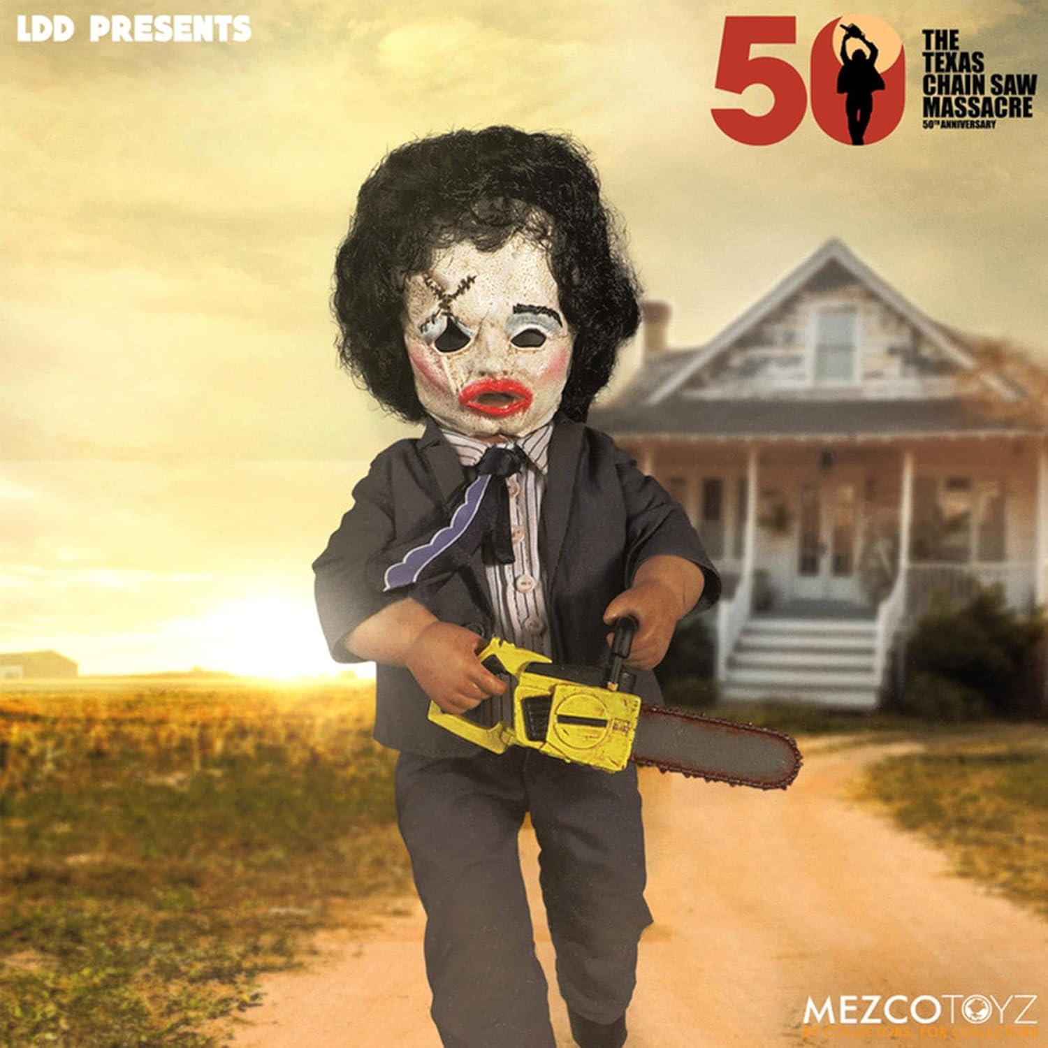 Living Dead Dolls Presents Texas Chainsaw Massacre (1974) Leatherface Deluxe Edition Ldd