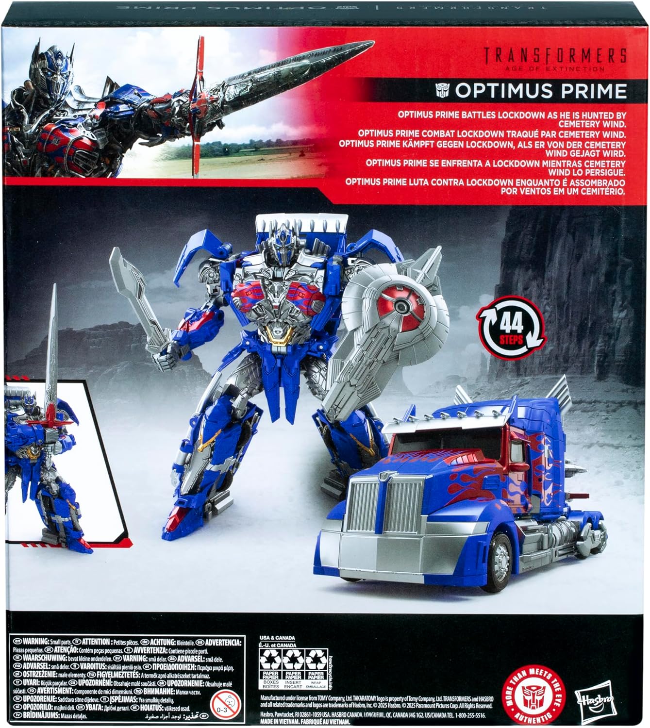 Transformers Studio Series Leader Class Age of Extinction Optimus Prime Action Figure