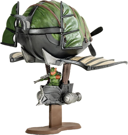 Renegade Games: Heroscape: Air Marshal Zed Nesbitt - Army Expansion, 1 Assembled Unpainted Figure & 1 Army Card, Miniatures Game Accessory, Add-On