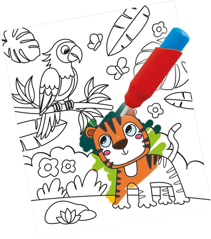 SES Creative 02341 Schilderen met water kleurboek met waterstift-reizen