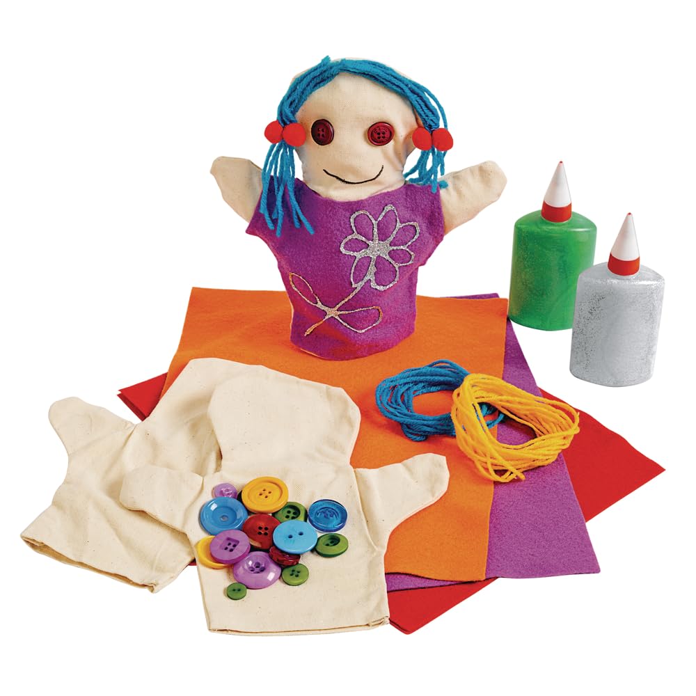 Colorations - Colorations - Versier je Eigen Handpoppen Set van 12