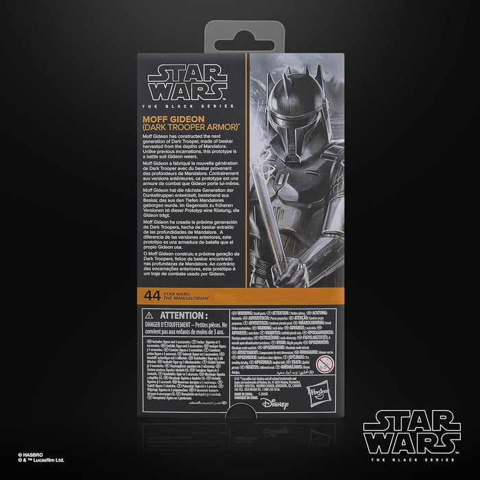 Star Wars The Black Series Moff Gideon (Dunkeltruppler Rüstung), Star Wars: The Mandalorian Premium Action-Figur zum Sammeln (15 cm