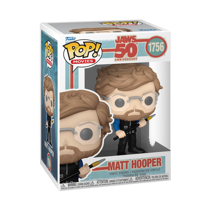 Funko Pop! Movies: Jaws - Matt Hooper - Collectable Vinyl Figure - Gift Idea - Official Merchandise - Toys for Kids & Adults - Horror Fans - Model Figure for Collectors and Display