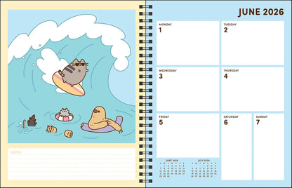 Pusheen 16-Month 2025-2026 Weekly/Monthly Planner Calendar