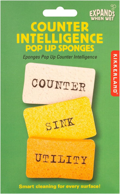 Counter Intelligence Pop-Up Sponges - (Wet)