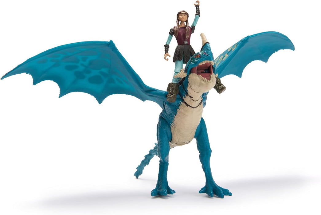 Dreamworks Dragons, How to Train Your Dragon, Deadly Nadder & Astrid, Viking Duo Action Figures, Kids Toys for Boys Ages 4 and up