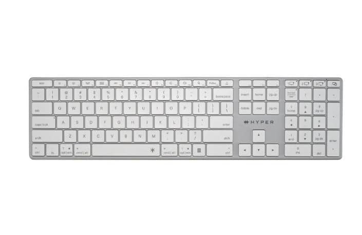 `Hyper - Bluetooth 5.0, Wireless Keyboard (Nordic), Space Grey`