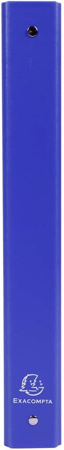 Exacompta - ref. 51372E - Doos met 20 overtrokken PP ringbanden met harde omslag - 4 ronde ringen diameter 30 mm - 40 mm rug - Afmetingen: 32 x 26 cm - Formaat A4 - Kleur :