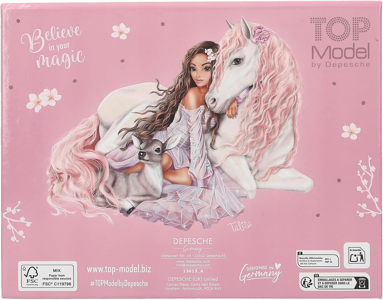 Topmodel - Stationery Box Viva Violet - Soft Pink (413613)
