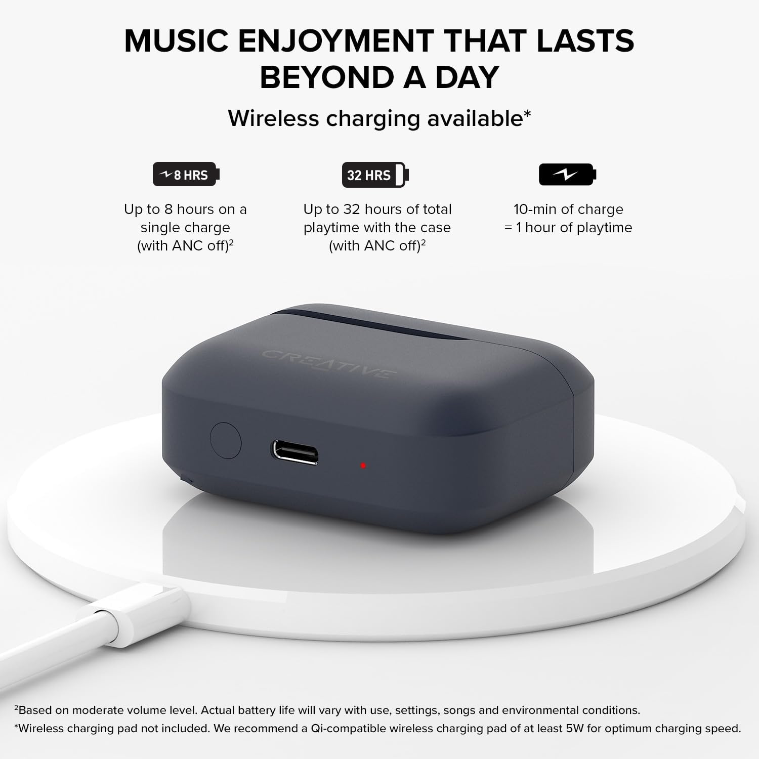 Creative - Zen Air Plus Tws In-Ear - Dark Blue