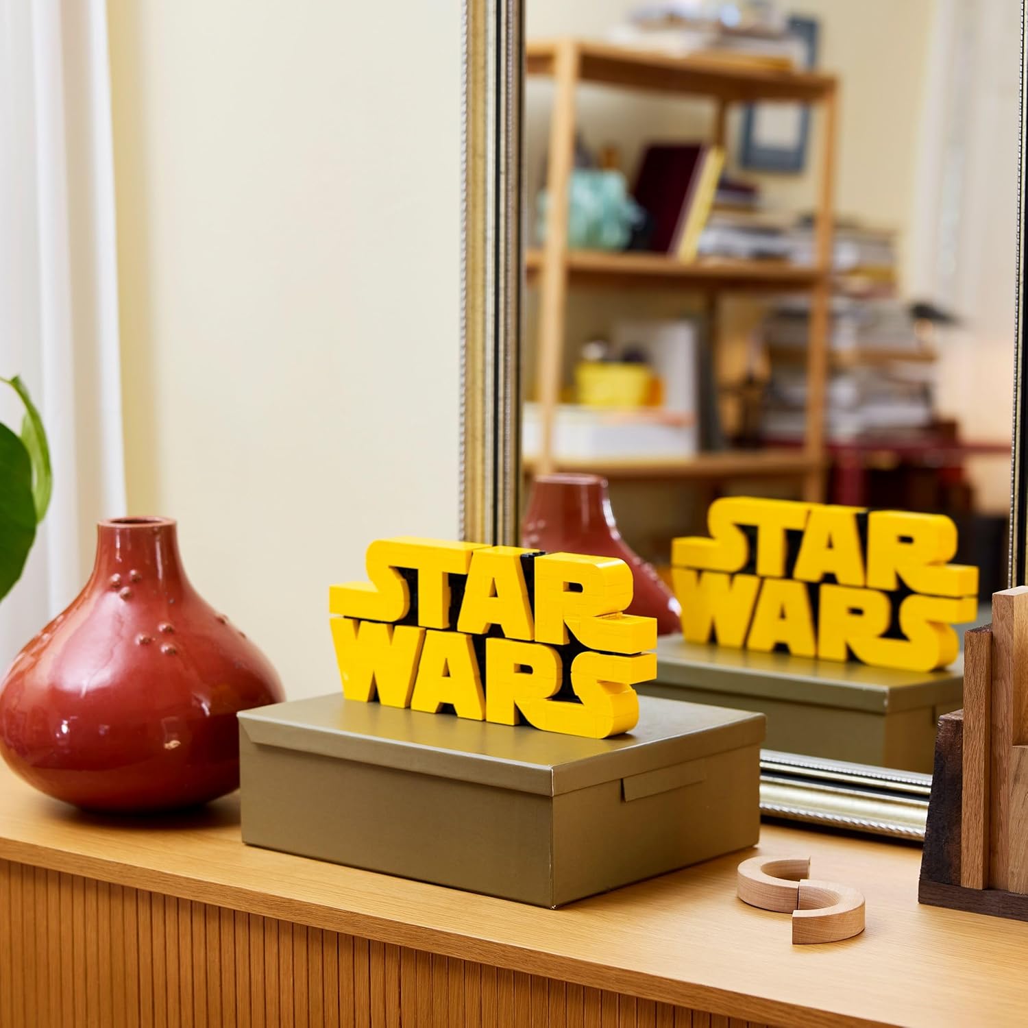 LEGO Star Wars 75407 Star Wars Logo Steinen - Bauset für Erwachsene zum Sammeln - Popkultur-Modell - Ausstellungsstück für das Büro - Geschenkidee für Erwachsene und Jugendliche Fans