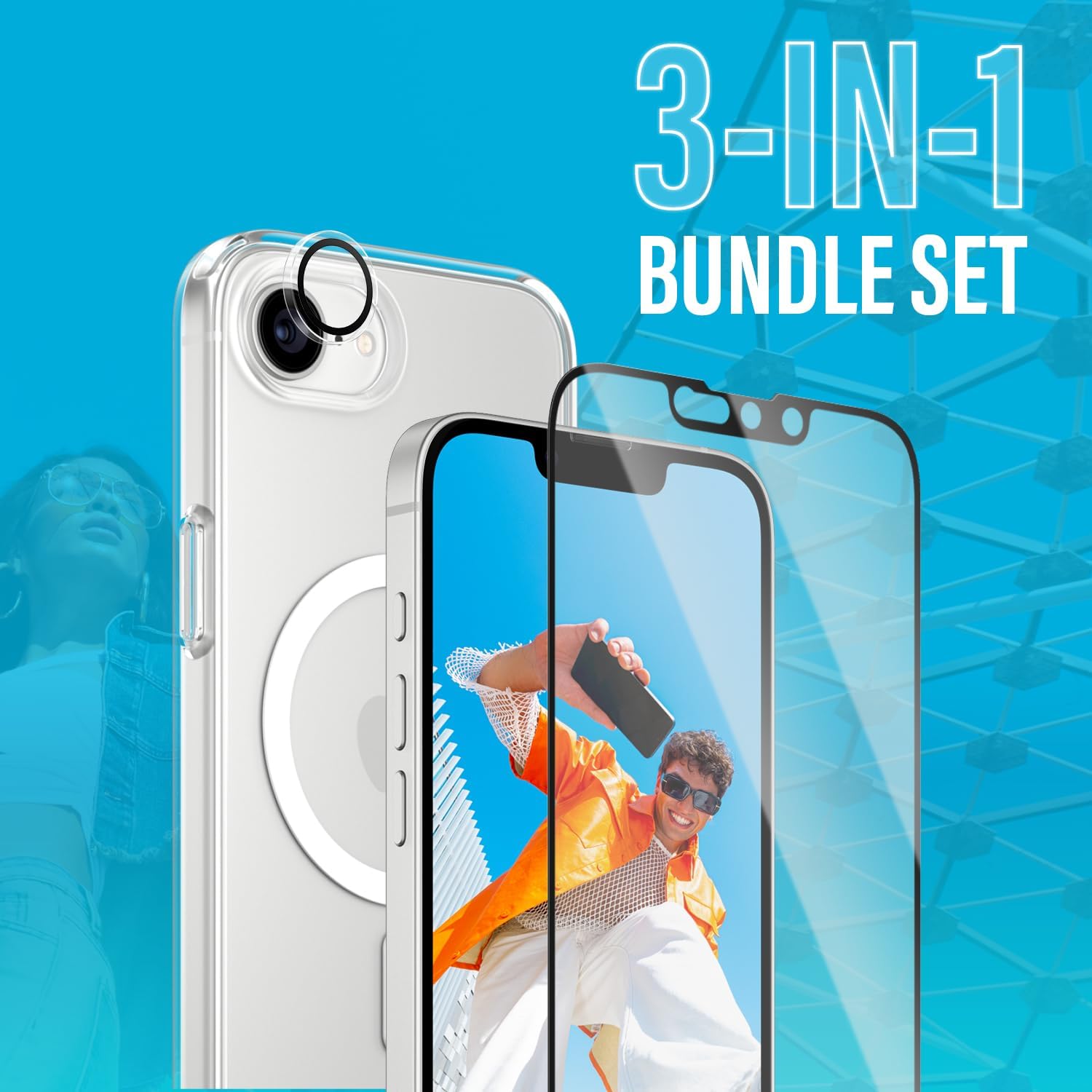 Care By Panzerglass - Flagship 3-In-1 - Iphone 16E - Bundle