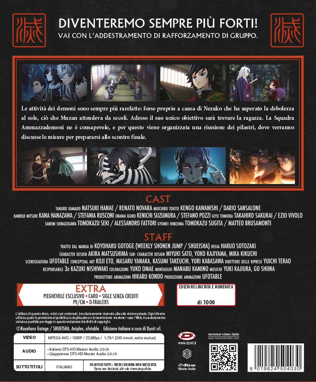 Demon Slayer Box #06 - L'Allenamento Dei Pilastri (Eps 01-08