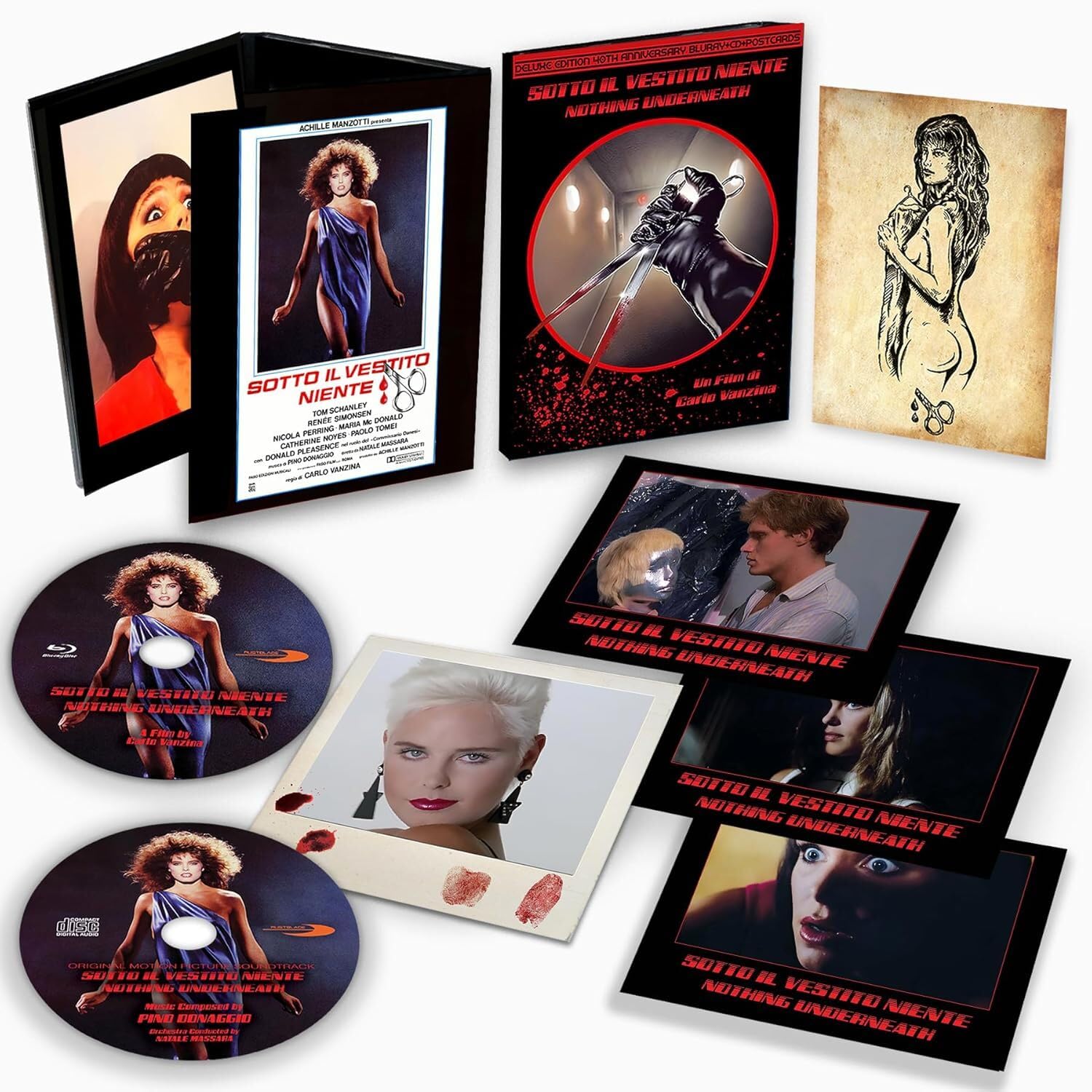 Blu-Ray Sotto Il Vestito Niente (40Th Anniversary) (Deluxe Limited Box 300 Copie) (Blu-Ray+Cd+Cartoline