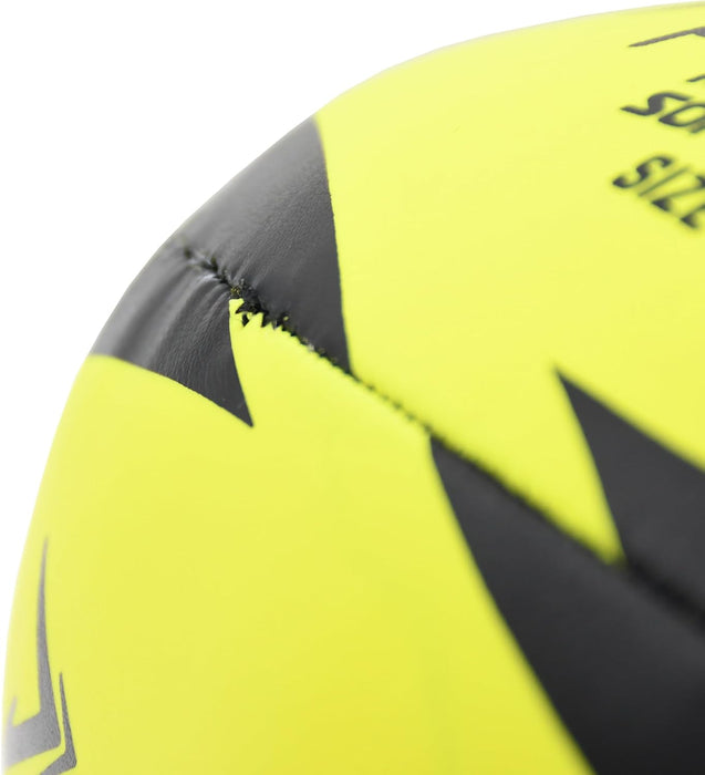 Precision Momentum Soft Play Rugby Ball, Lightweight Foam Safe for Indoor and Outdoor Use, Easy to Handle, Size 3, Fluo Yellow