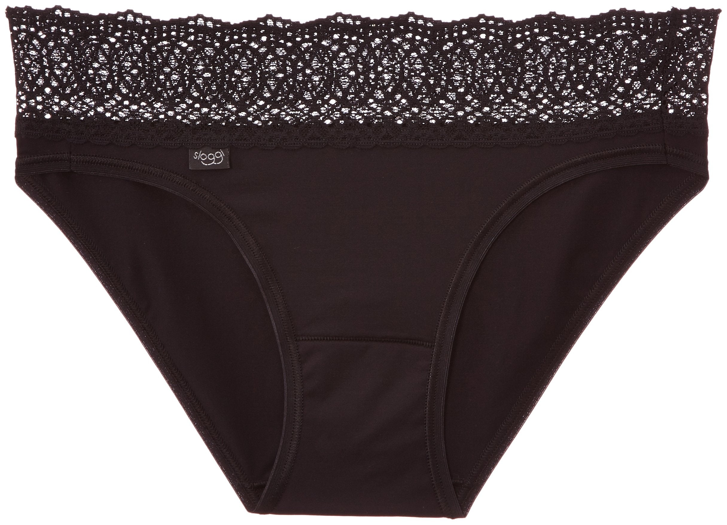 Sloggi Dames Pure Sense Luxe Tai C2P Slip Zwart 42