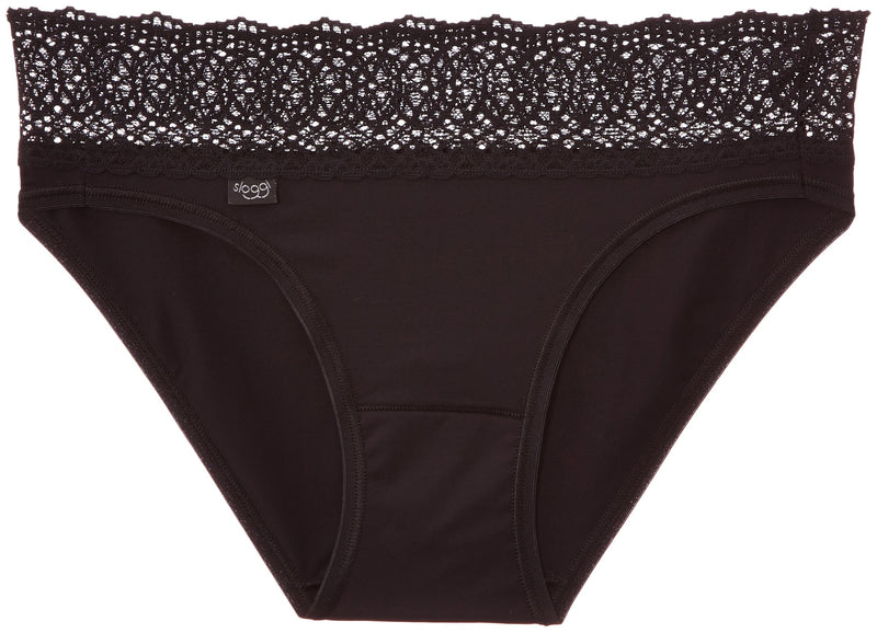 Sloggi Dames Pure Sense Luxe Tai C2P Slip Zwart 42