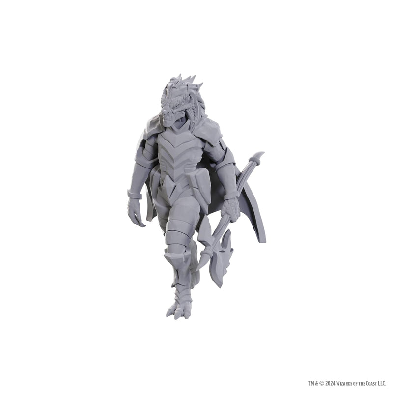 WizKids Dungeons & Dragons Nolzur's Marvelous Miniatures | Unpainted Miniatures | Wave 25 (Dragonborn of Tiamat