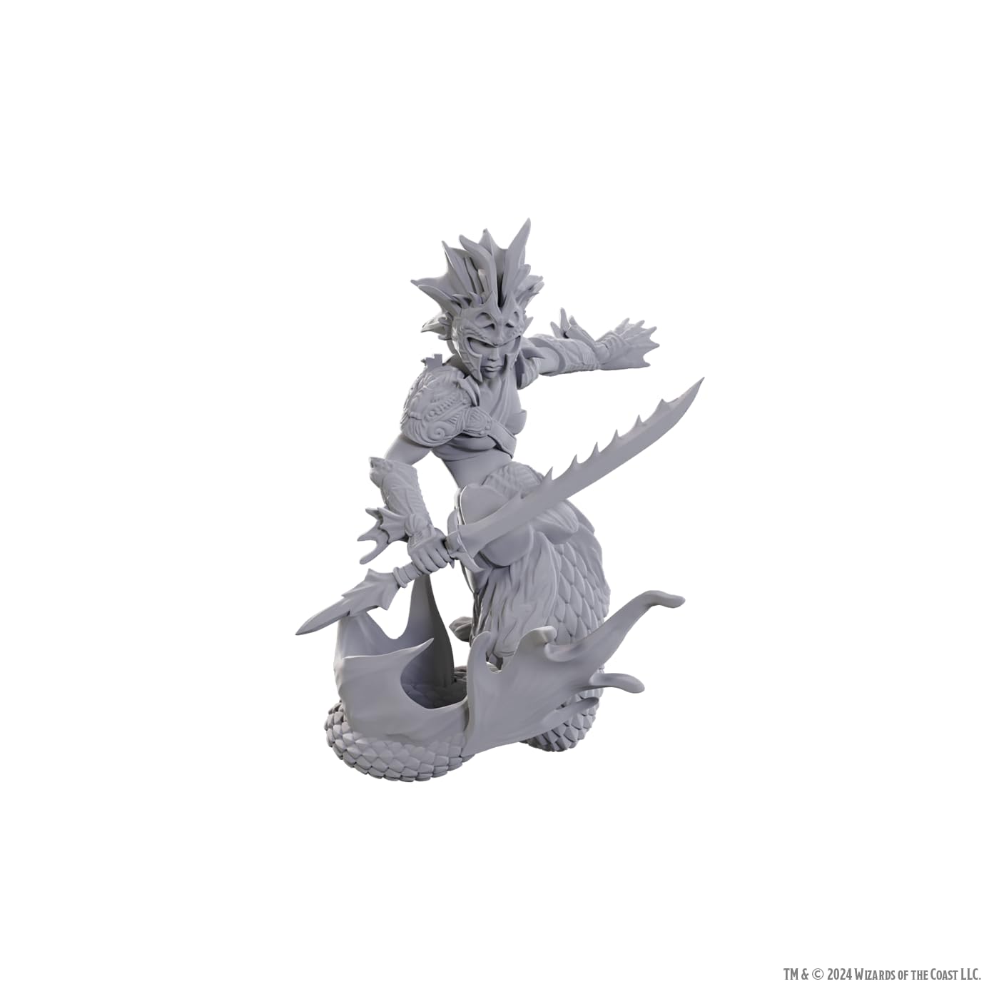 WizKids Dungeons & Dragons Nolzur's Marvelous Miniatures | Unpainted Miniatures | Wave 25 (Merfolk Scout