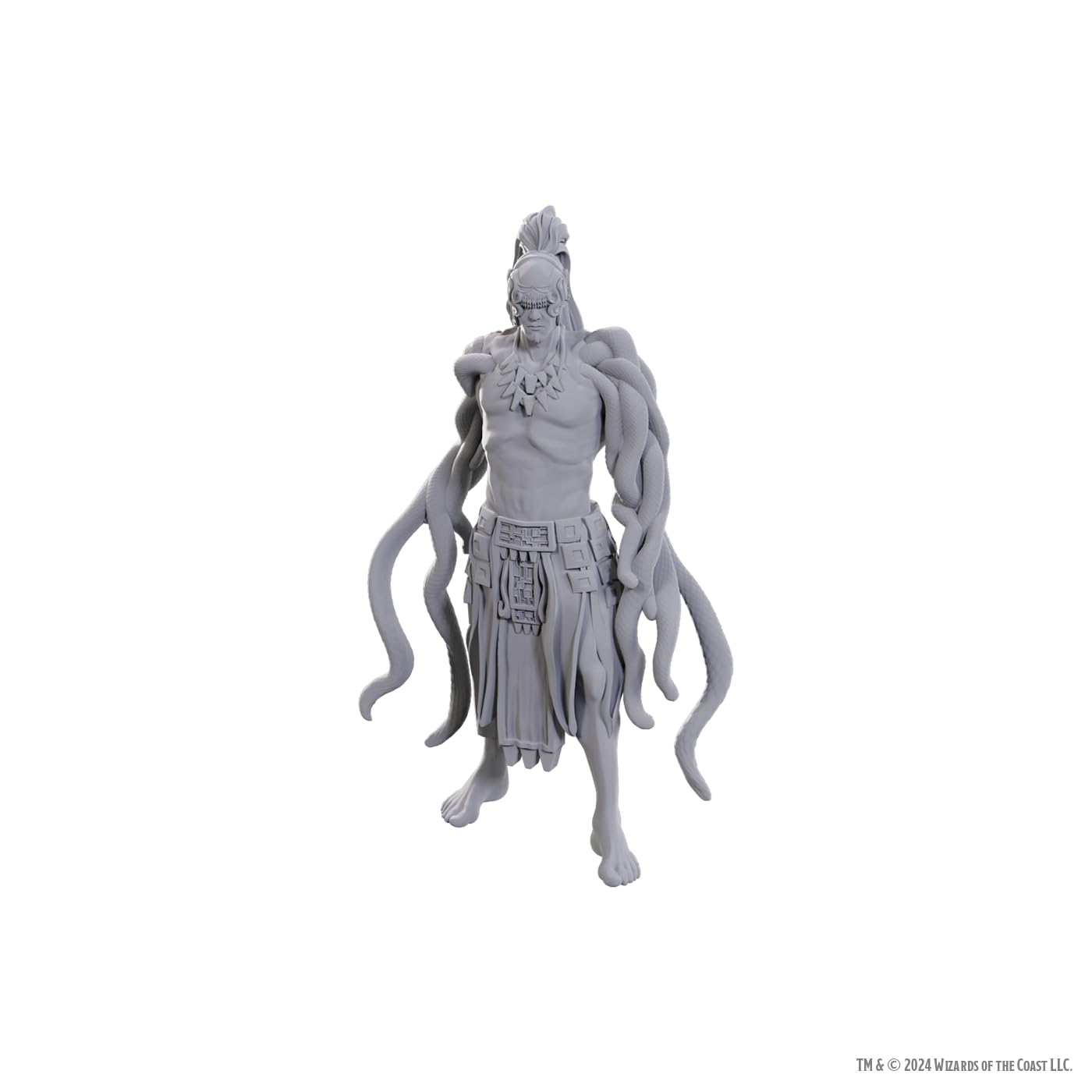WizKids Dungeons & Dragons Nolzur's Marvelous Miniatures | Unpainted Miniatures | Wave 25 (Yuan-ti Pit Master
