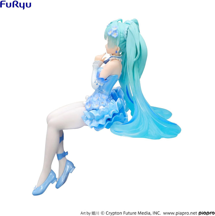 Furyu Hatsune Miku Flower Fairy Nemophila Pail Blue Colour View Fig. 15 cm Hatsune Miku Noodle Stopper