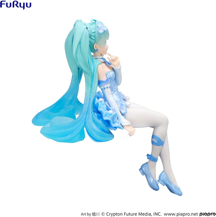Furyu Hatsune Miku Flower Fairy Nemophila Pail Blue Colour View Fig. 15 cm Hatsune Miku Noodle Stopper
