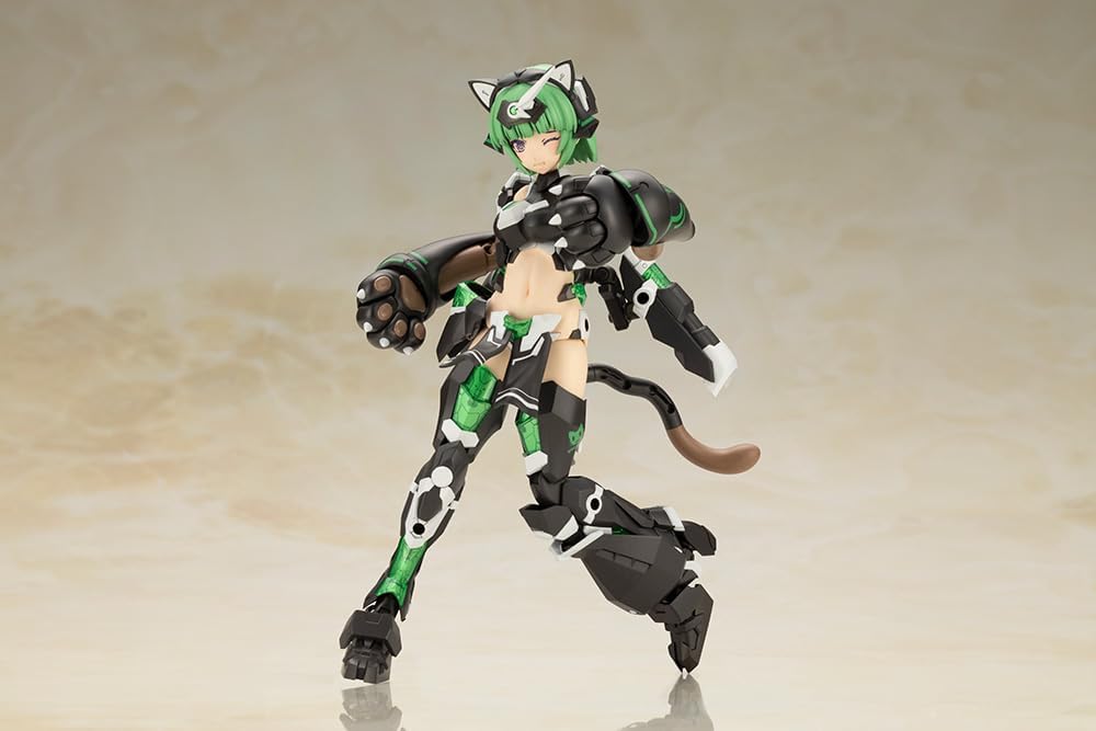 Kotobukiya Frame Arms Girl Magatsuki Cat Armor Ver., Total Height: Approx. 6.3 inches (160 mm), Non-Scale, Plastic Model
