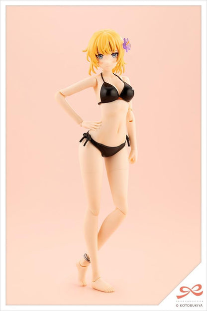 KOTOBUKIYA Sosai Girl Garden Saeki Ritsuka  Hair Arrangement Version, Total Height Approx. 6.2 inches (158 mm), 1/10 Scale Plastic Model