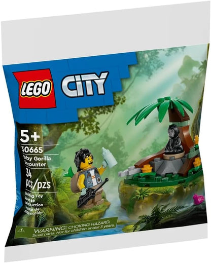 30665 Polybag L`Incontro Con Il Cucciolo Di Gorilla