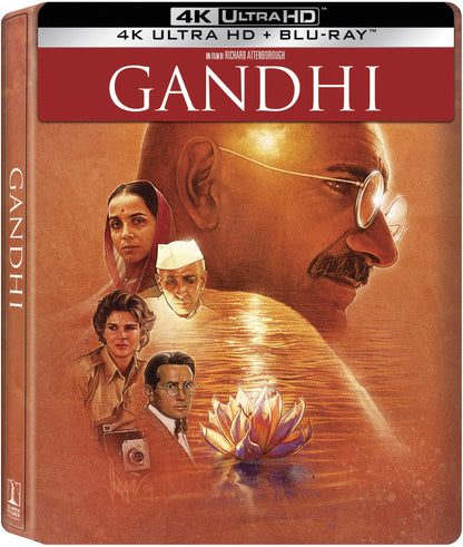 Gandhi - 4K Steelbook (2 Bd 4K + 2 Bd Hd