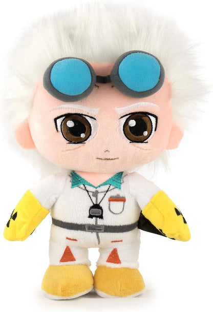 Peluche dei Personaggi di Ritorno al Futuro - 26 Centimetri - Marty McFly, Doc - qualità Super Soft (Doc con Display