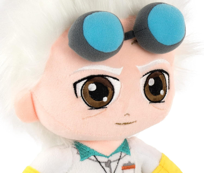 Peluche dei Personaggi di Ritorno al Futuro - 26 Centimetri - Marty McFly, Doc - qualità Super Soft (Doc con Display