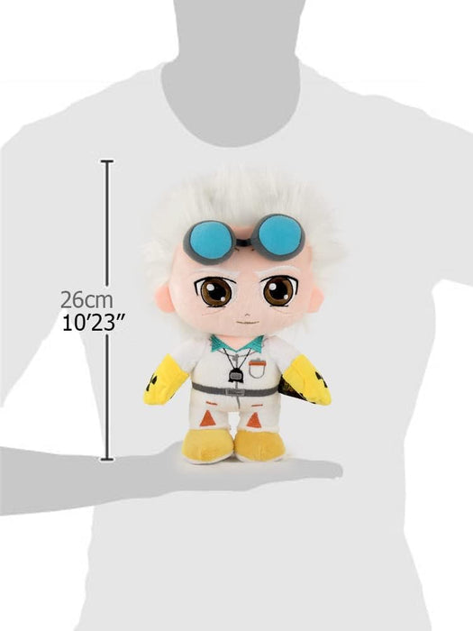 Peluche dei Personaggi di Ritorno al Futuro - 26 Centimetri - Marty McFly, Doc - qualità Super Soft (Doc con Display