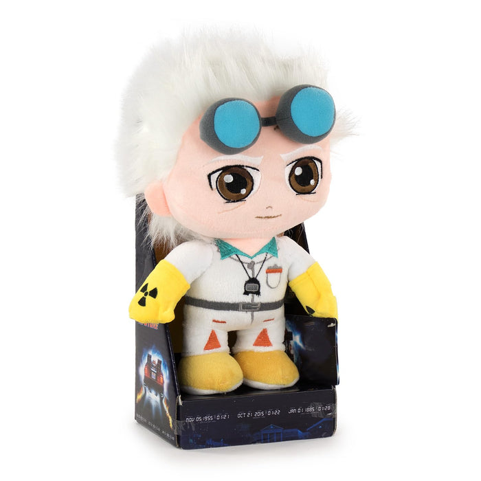 Peluche dei Personaggi di Ritorno al Futuro - 26 Centimetri - Marty McFly, Doc - qualità Super Soft (Doc con Display