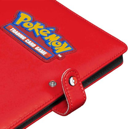 Ultra PRO - Premium Red Snap Binder for Pokémon, Sleek Premium Secure Protective Card Holder Display Binder for Pokémon Collectors Stylish Storage Solution
