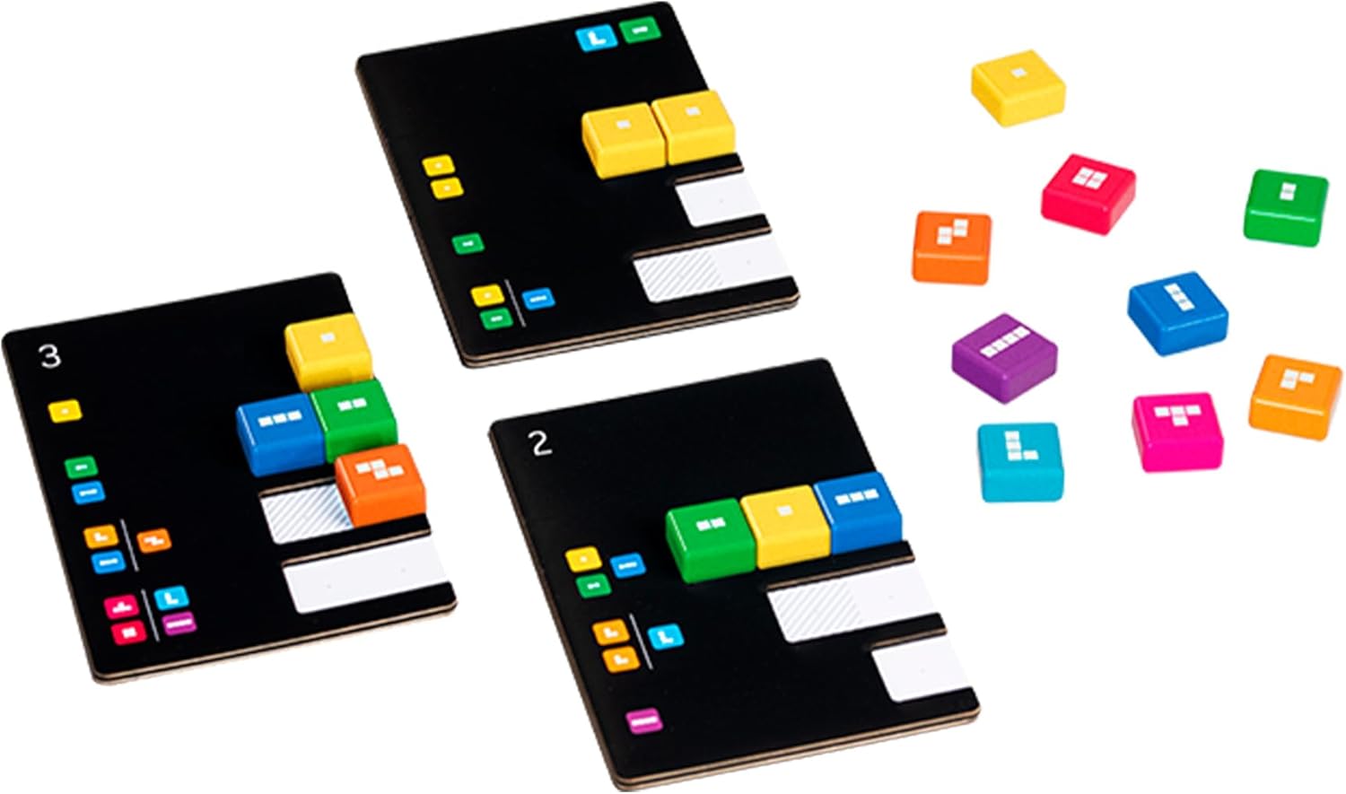 Square One Board Game - Fast-Paced Engine-Building Strategy Game, Easy to Learn, Hard to Master, Perfect for Families, Kids & Adults, Ages 8+, 1-4 Players, 30-50 Minute Playtime, Made by Boarcubator