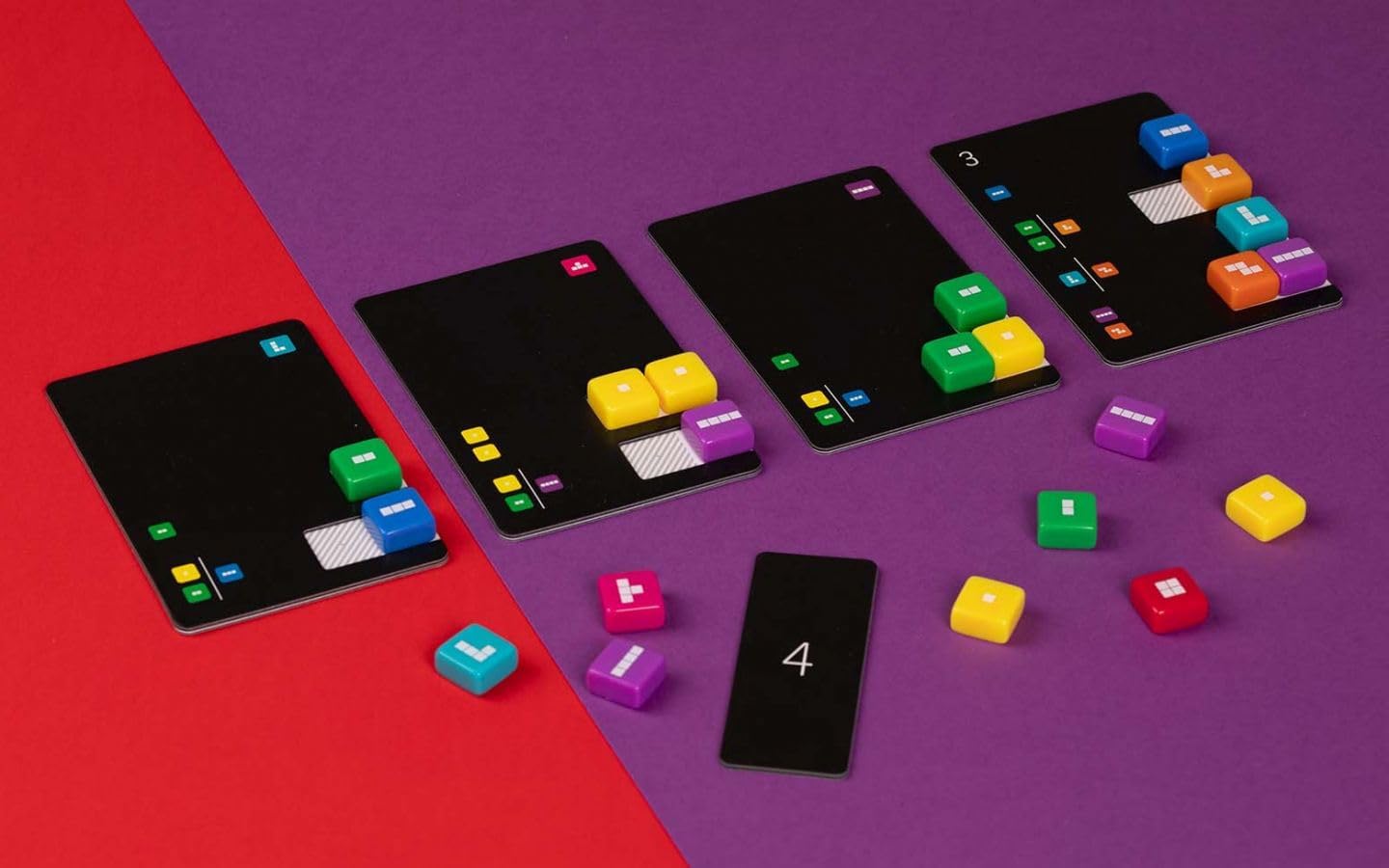 Square One Board Game - Fast-Paced Engine-Building Strategy Game, Easy to Learn, Hard to Master, Perfect for Families, Kids & Adults, Ages 8+, 1-4 Players, 30-50 Minute Playtime, Made by Boarcubator