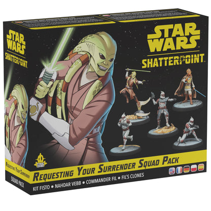 Atomic Mass Games | Star Wars Shatterpoint: Requesting Your Surrender | Expansión de Miniaturas | A Partir de 14 Años | para 2 Jugadores | 90 Minutos por Partida | Multilenguaje (Incluye Español