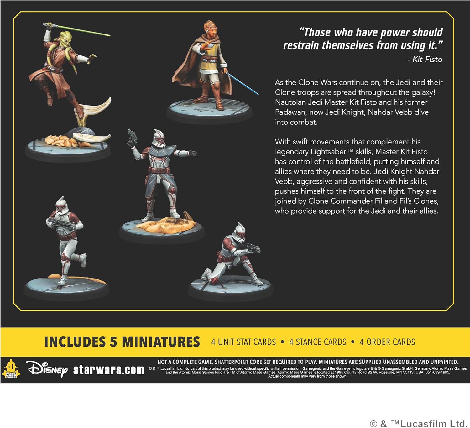Atomic Mass Games | Star Wars Shatterpoint: Requesting Your Surrender | Expansión de Miniaturas | A Partir de 14 Años | para 2 Jugadores | 90 Minutos por Partida | Multilenguaje (Incluye Español